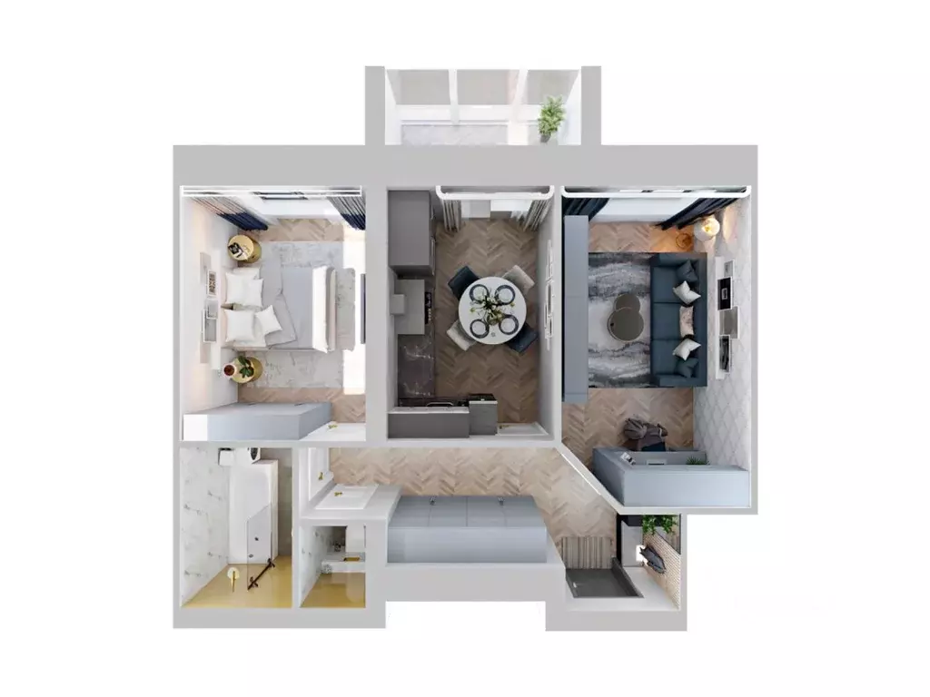 2-к кв. Костромская область, Кострома Красноармейская ул. (57.0 м) - Фото 2