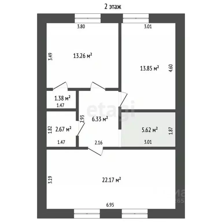 Дом в Костромская область, Костромской район, Бакшеевское с/пос, пос. ... - Фото 2