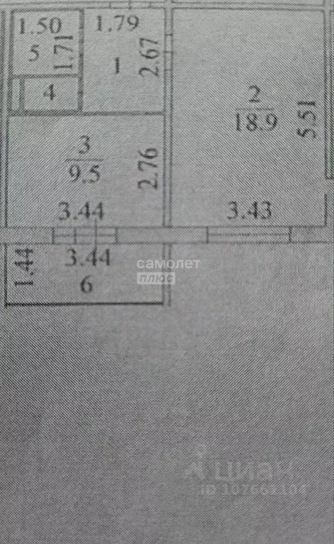 1-к кв. Липецкая область, Липецк ул. С.М. Шерстобитова, 6 (37.0 м) - Фото 2