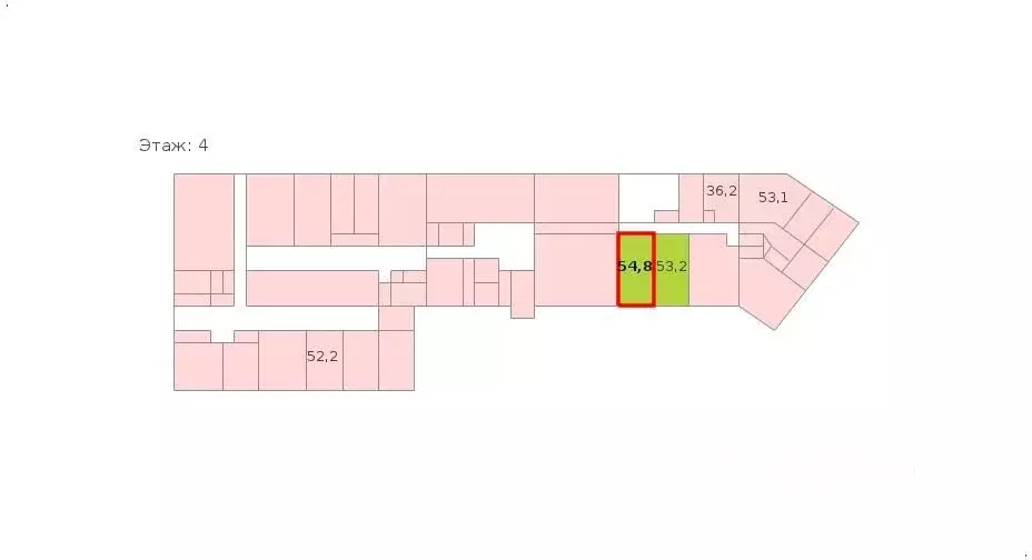 Офис в Санкт-Петербург ул. Маршала Говорова, 52 (55 м) - Фото 1