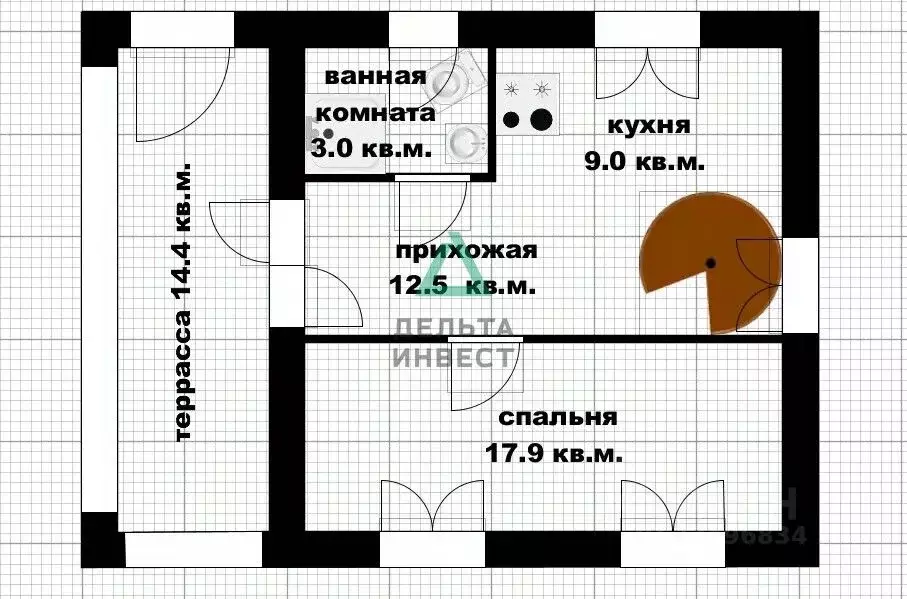 Дом в Башкортостан, Уфимский район, д. Юматово Центральная ул. (98 м) - Фото 2