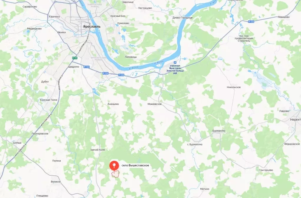 Участок в Ярославская область, Гаврилов-Ямский муниципальный округ, с. ... - Фото 1