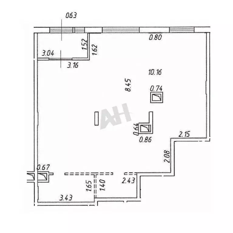 Торговая площадь в Москва ул. Сервантеса, 3к2 (88 м) - Фото 1