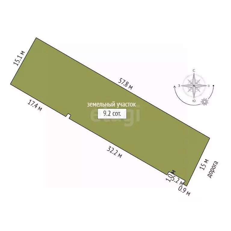 Участок в Калужская область, Дзержинский муниципальный округ, Дворцы ... - Фото 2