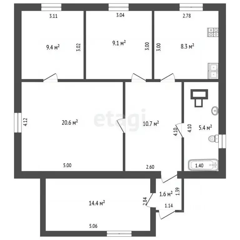 Дом в Воронежская область, Борисоглебский городской округ, с. Махровка ... - Фото 1