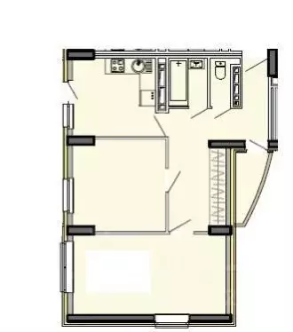 2-к кв. Коми, Сыктывкар ул. Куратова, 72 (59.0 м) - Фото 0