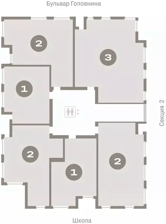 1-к кв. Санкт-Петербург Северный Ветер жилой комплекс (55.5 м) - Фото 1