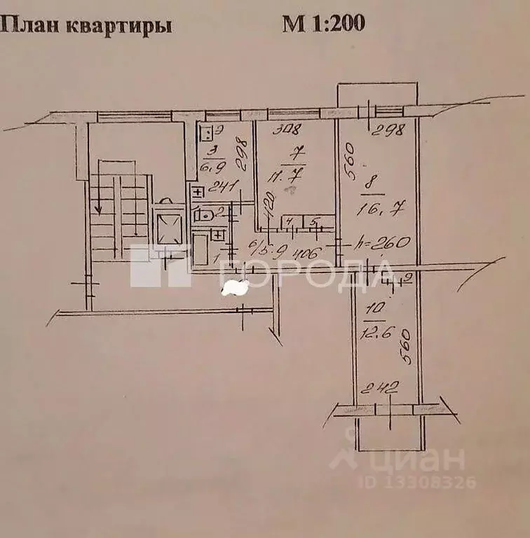 3-к кв. Новосибирская область, Новосибирск ул. Жуковского, 106/3 (59.0 ... - Фото 1