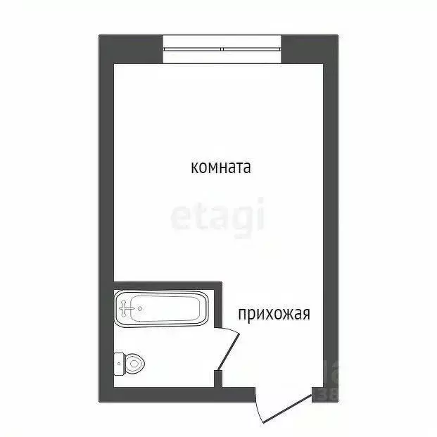 Студия Красноярский край, Красноярск ул. Демьяна Бедного, 22 (18.0 м) - Фото 2