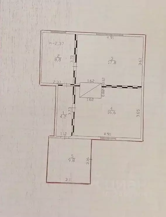 Дом в Татарстан, Бавлы ул. Строителей, 8 (70 м) - Фото 2
