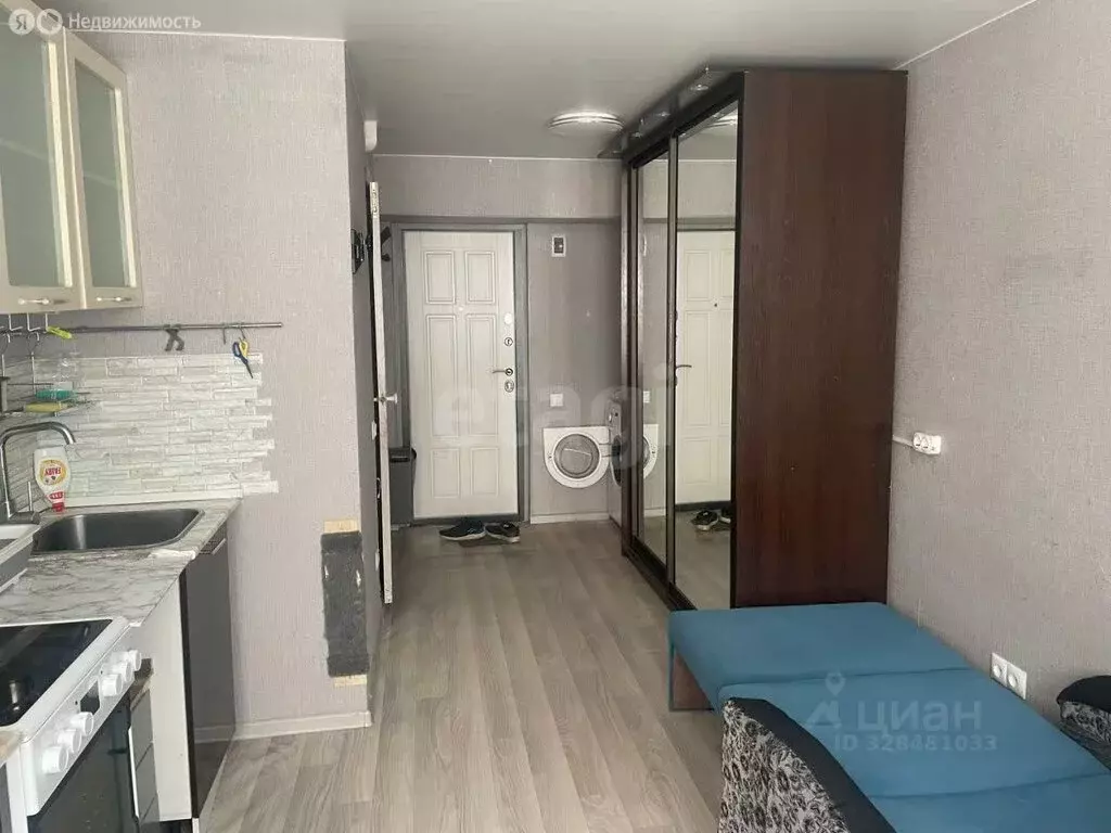 Квартира-студия: Красноярск, Аэровокзальная улица, 8Ж (18 м) - Фото 2