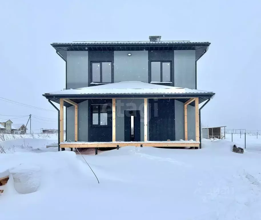 Дом в Вологодская область, пос. Харачево ул. Николаевская, 37 (120 м) - Фото 1