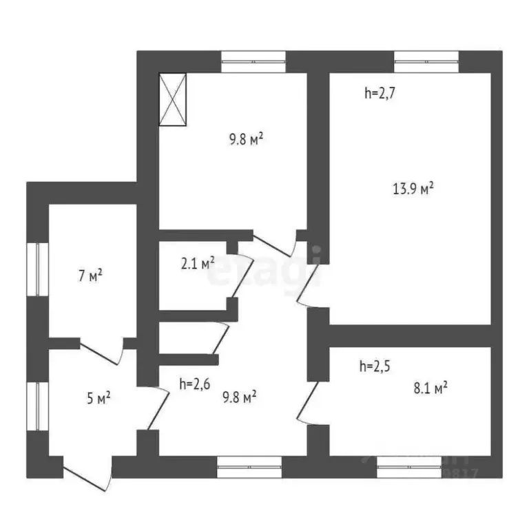 Дом в Брянская область, Карачев ул. Халтурина (92 м) - Фото 2