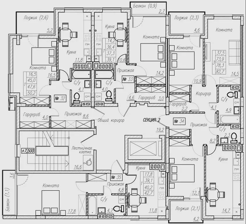 1-к кв. Калининградская область, Пионерский  (47.6 м) - Фото 2