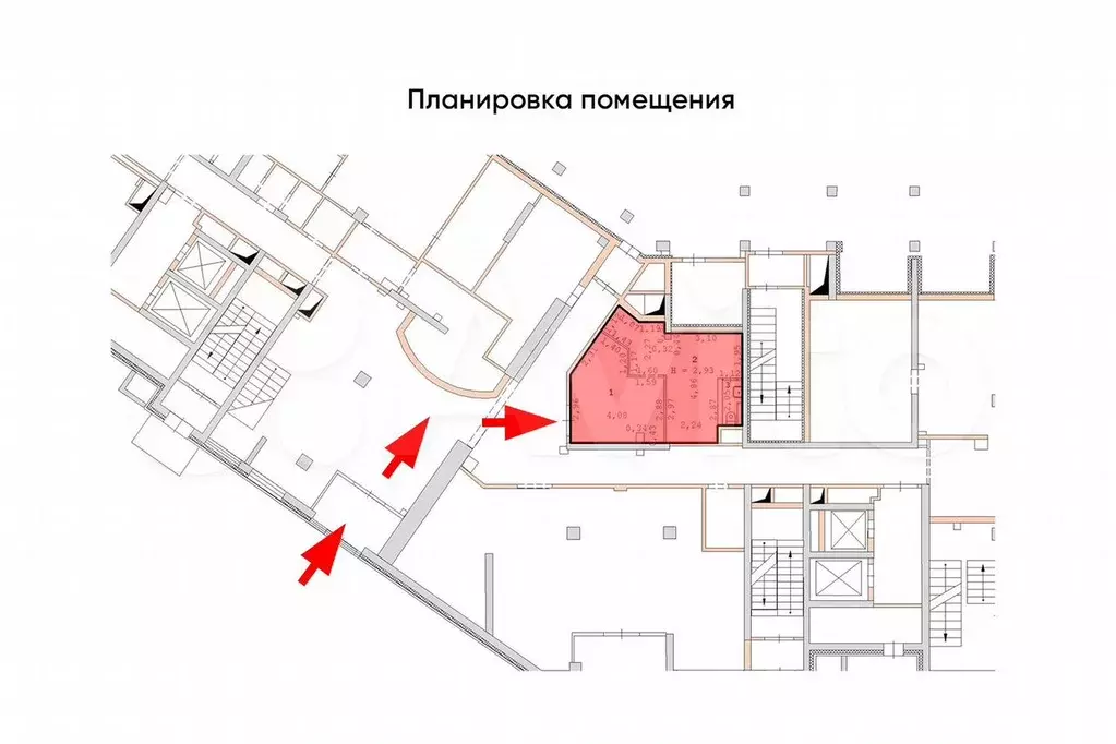 Офис, 34.3 м - Фото 0