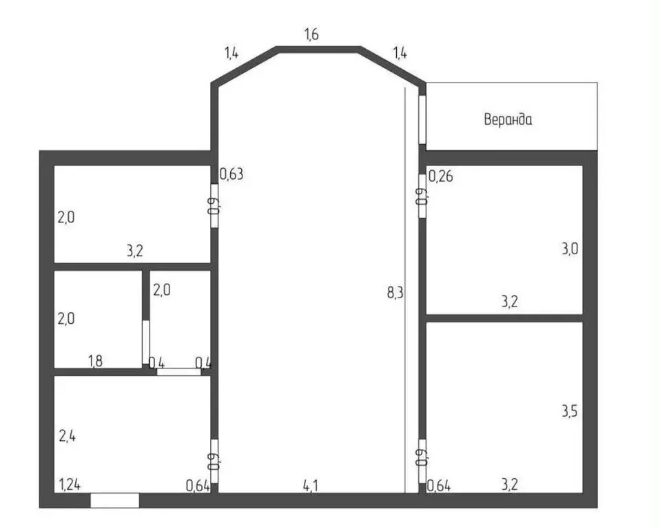 Дом в Щёкинский район, сельское поселение Яснополянское, посёлок ... - Фото 1