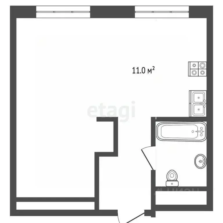 1-к кв. Москва Михалковская ул., 48к2 (38.0 м) - Фото 1