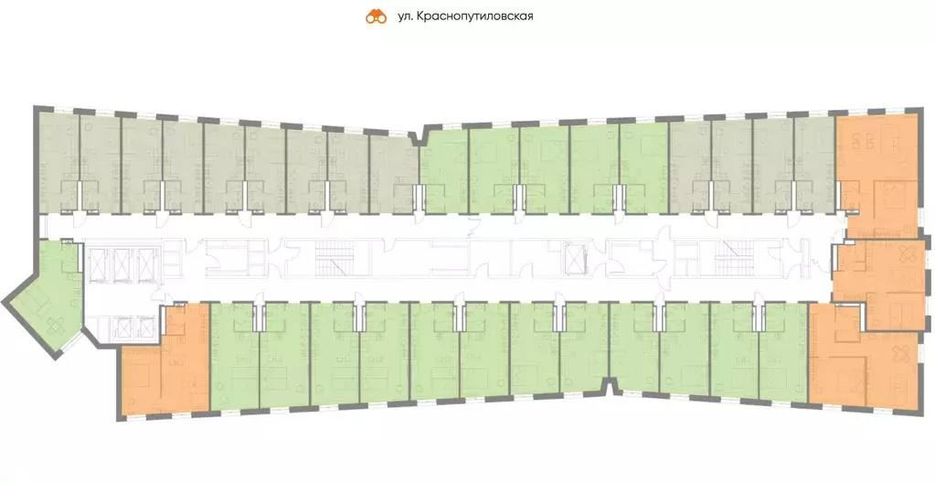 Студия Санкт-Петербург пл. Конституции, 3 (23.66 м) - Фото 1