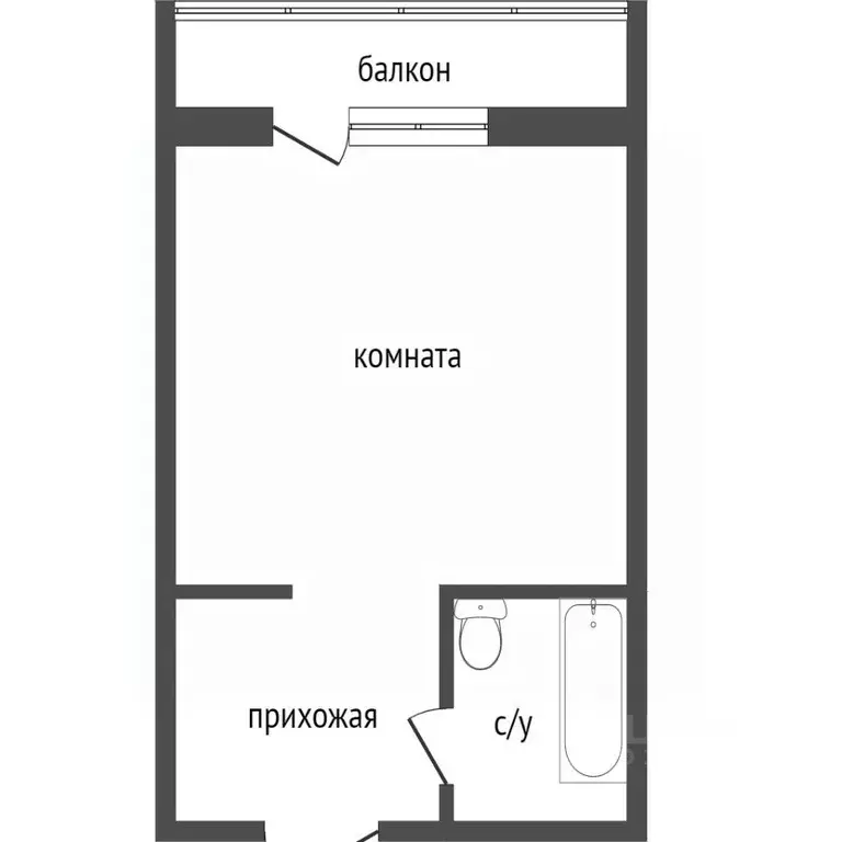 Студия Красноярский край, Красноярск Норильская ул., 38 (28.9 м) - Фото 2