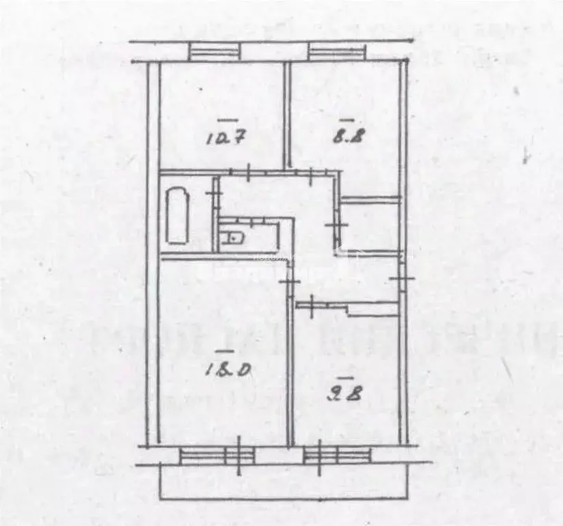 3-к кв. приморский край, находка красноармейская ул, 11 (62.4 м) - Фото 1