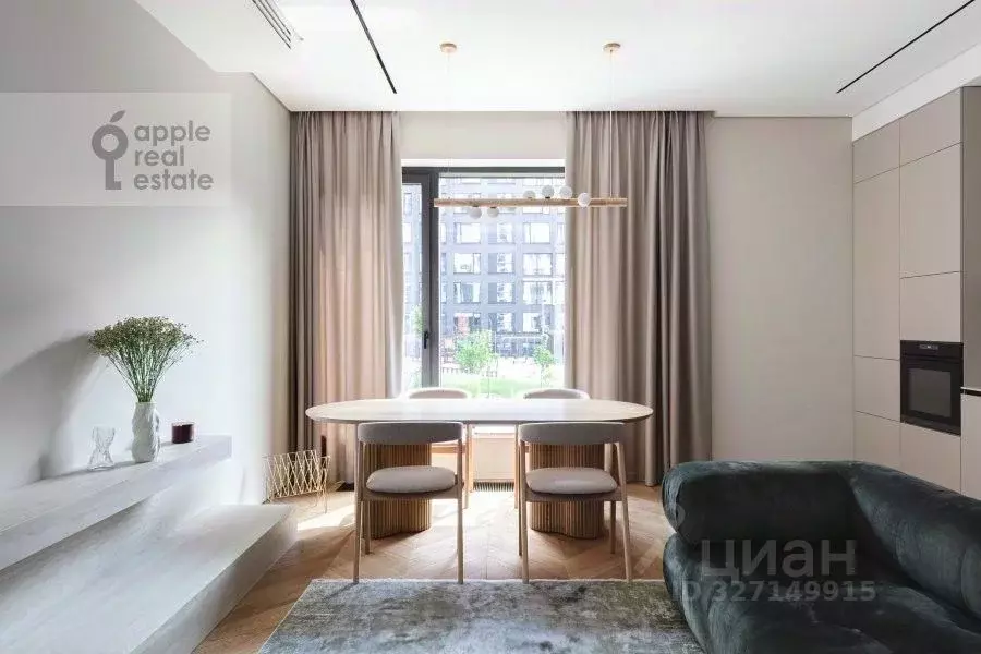 3-к кв. Москва ул. Усачева, 15А (95.0 м) - Фото 1