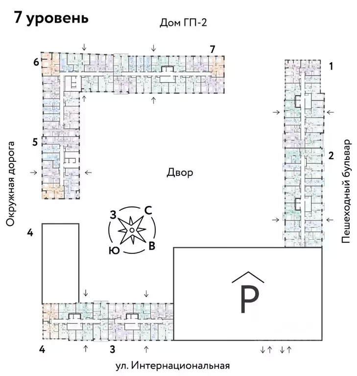 3-к кв. Тюменская область, Тюмень Интернациональная ул., 199к9 (55.24 ... - Фото 1