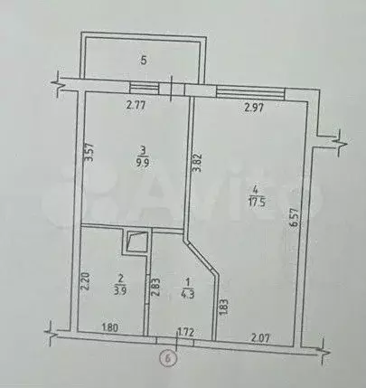 1-к. квартира, 37 м, 1/10 эт. - Фото 0