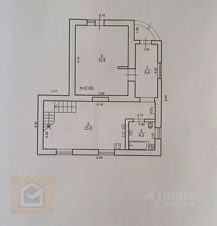 Дом в Крым, Сакский район, Суворовское с/пос, Заводское СПК ул. ... - Фото 2