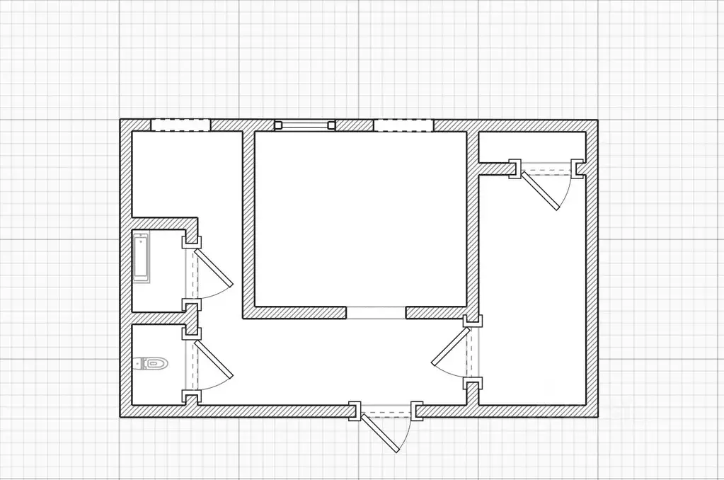 2-к кв. Тульская область, Тула ул. Кирова, 155 (58.4 м) - Фото 2