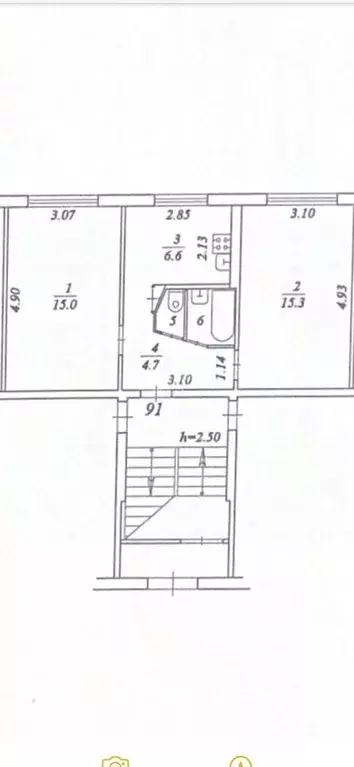 2-к кв. Московская область, Балашиха ул. Карбышева, 23 (44.5 м) - Фото 1