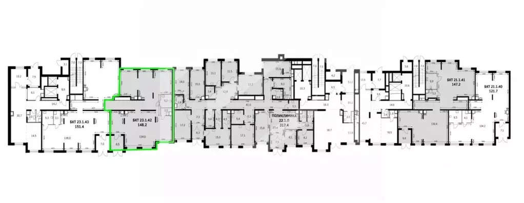 Торговая площадь в Московская область, Ленинский городской округ, пос. ... - Фото 2