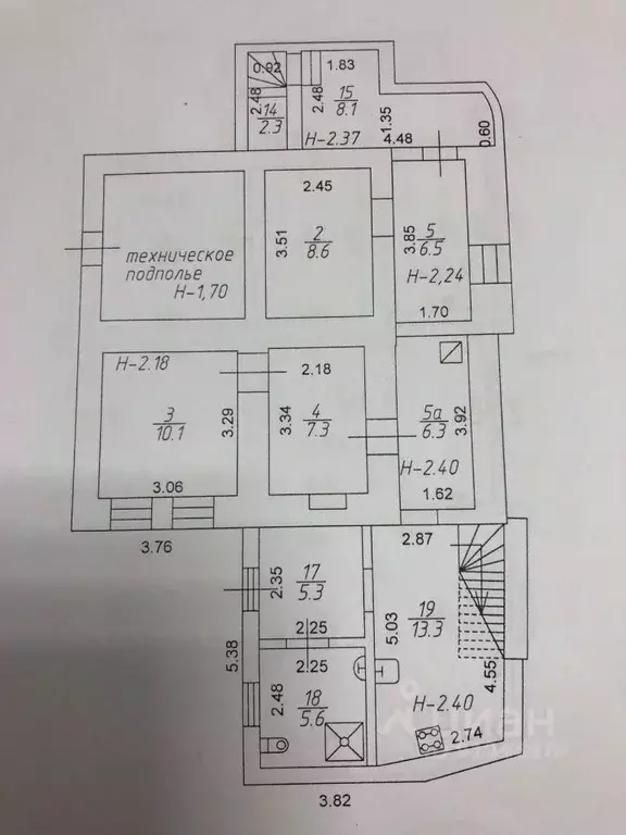 Дом в Ставропольский край, Кисловодск ул. Островского, 52 (80 м) - Фото 1