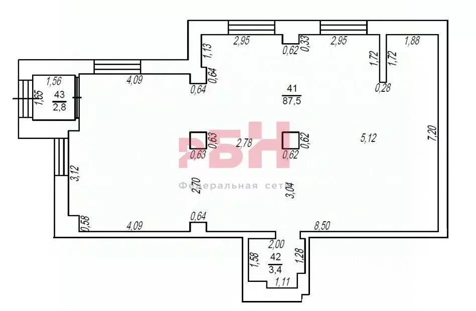 Торговая площадь в Свердловская область, Екатеринбург ул. Щербакова, ... - Фото 1