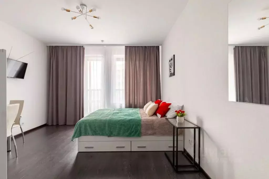Студия Санкт-Петербург ул. Верхне-Каменская, 11к1 (26.0 м) - Фото 1