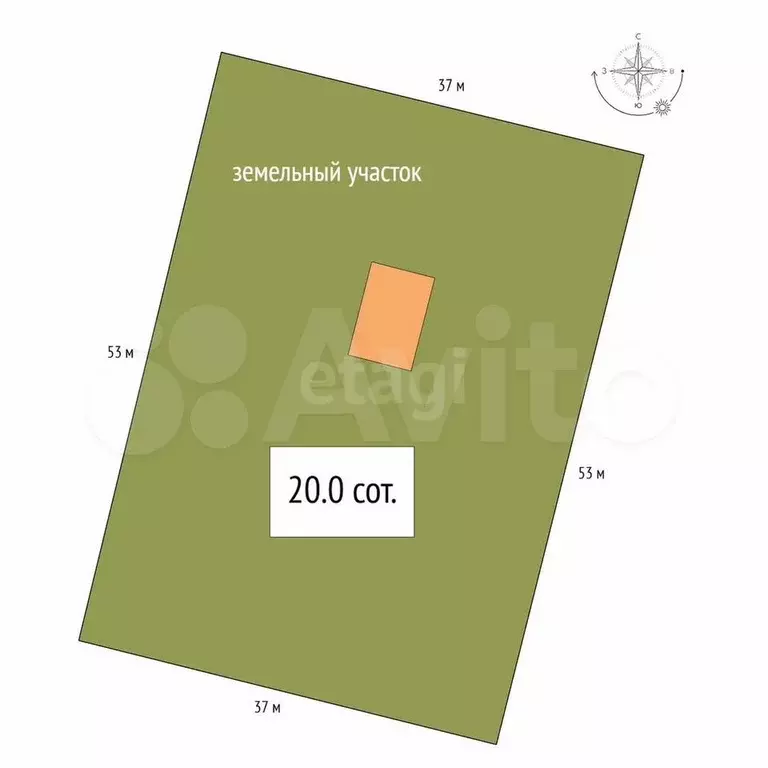 Дом 24,6 м на участке 20 сот. - Фото 1
