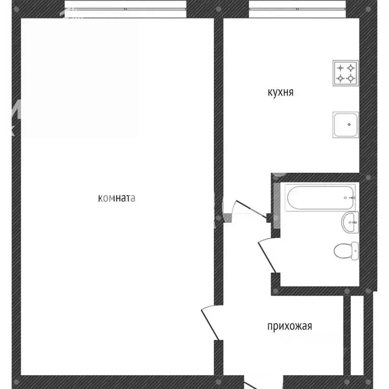 1-к квартира, 30 м², 1/9 эт. на продажу в Заринске Купить квартиру Авито