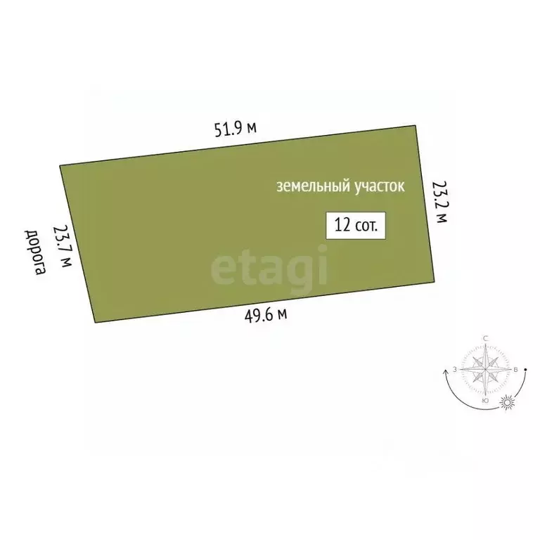 Участок в Саха (Якутия), Якутск ул. 50 лет Советской Армии (12.0 сот.) - Фото 1