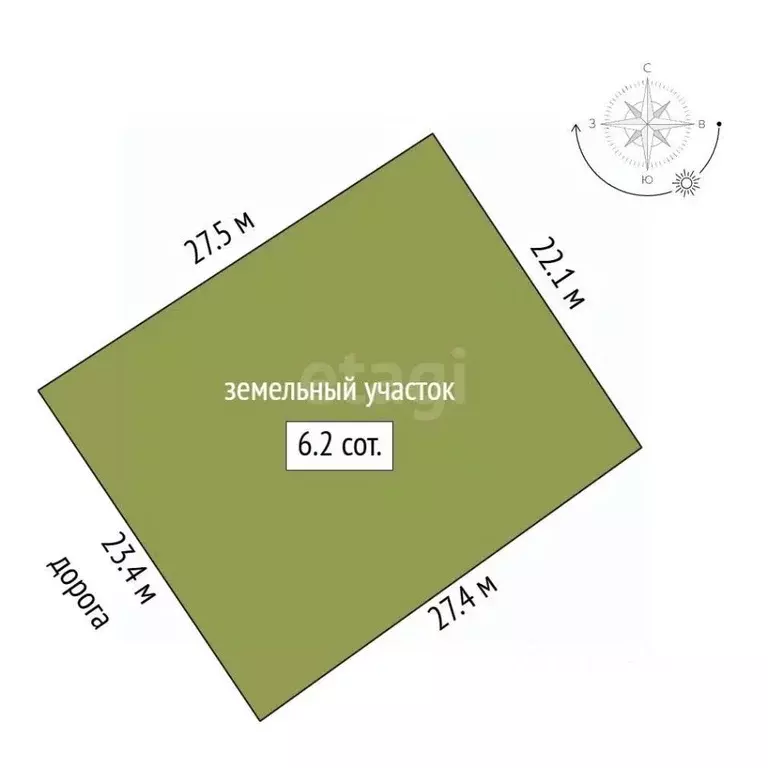 Участок в Марий Эл, Йошкар-Ола Мичуринец СНТ, 7/49 (5.96 сот.) - Фото 2