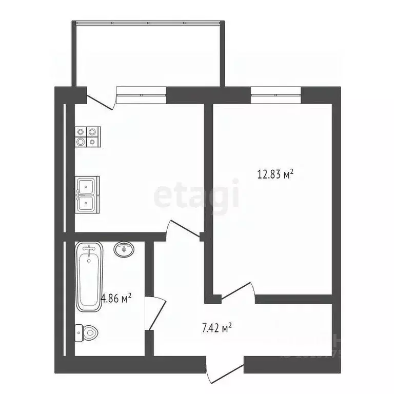 1-к кв. Саха (Якутия), Якутск ул. Тимирязева, 15 (37.0 м) - Фото 2