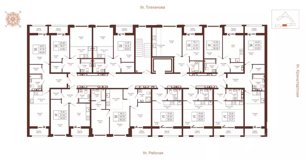 3-к кв. Пермский край, Пермь Данилиха мкр, Три Девятых жилой комплекс ... - Фото 2