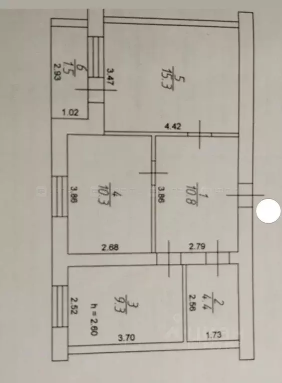 2-к кв. Татарстан, Камское Устье пгт ул. Комарова, 5 (50.1 м) - Фото 2
