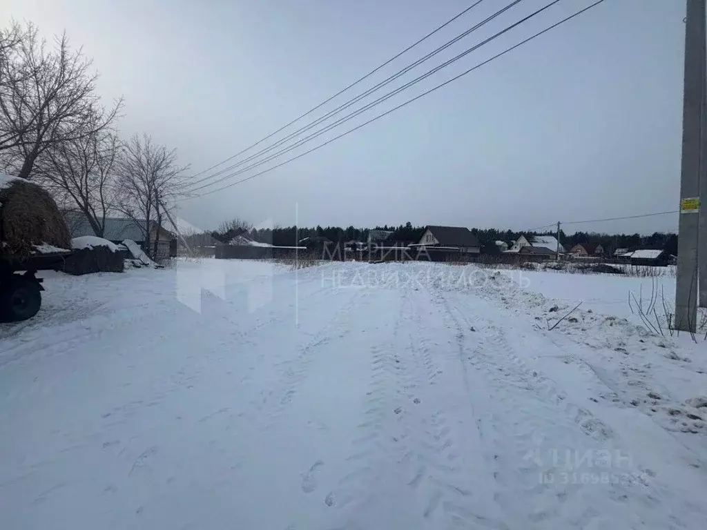 Участок в Тюменская область, Тюменский район, с. Успенка Молодежная ... - Фото 0