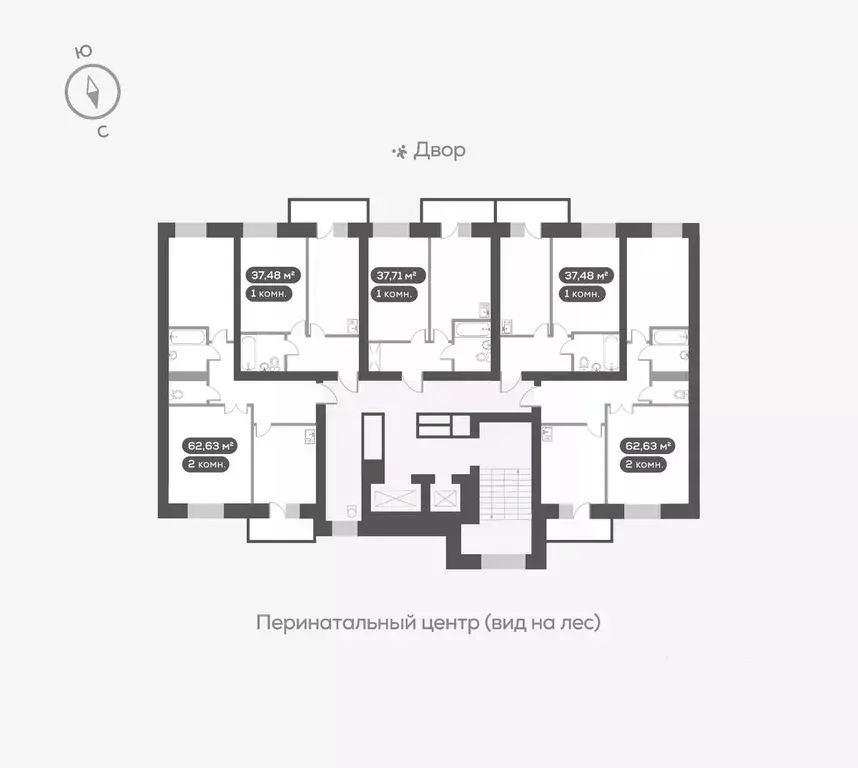 1-к кв. Красноярский край, Красноярск ул. Академгородок, 76 (37.6 м) - Фото 2