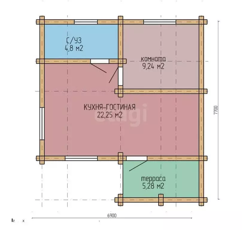 Дом в Энгельсский район, Красноярское муниципальное образование, СНТ ... - Фото 2