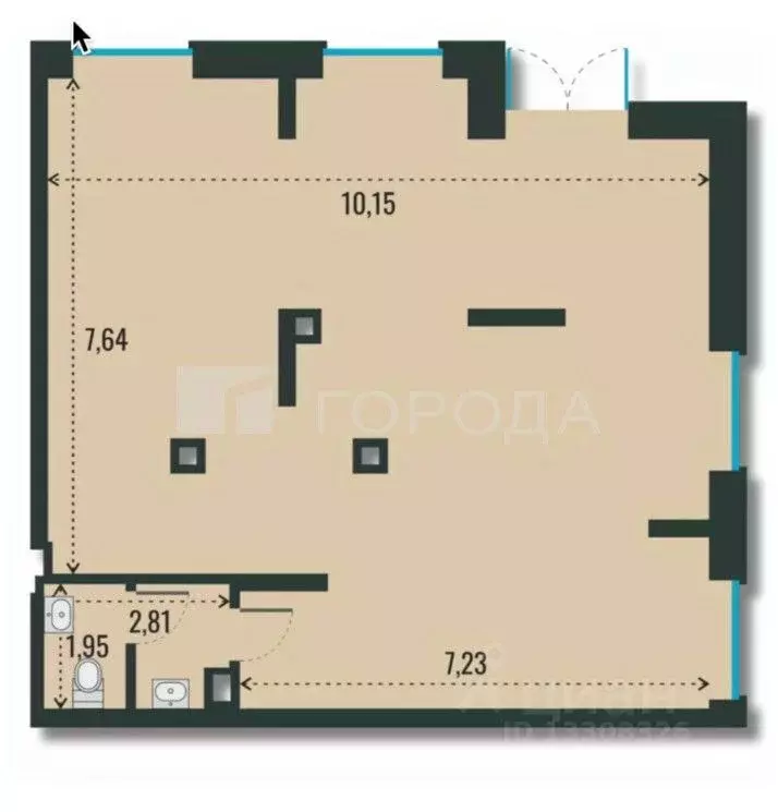 Офис в Новосибирская область, Новосибирск ул. Шевченко, 19/1 (91 м) - Фото 2