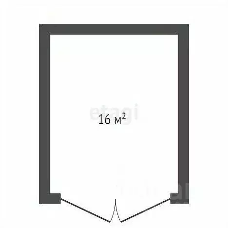 Гараж в Брянская область, Климово рп ул. Коммунистическая, 14 (16 м) - Фото 2