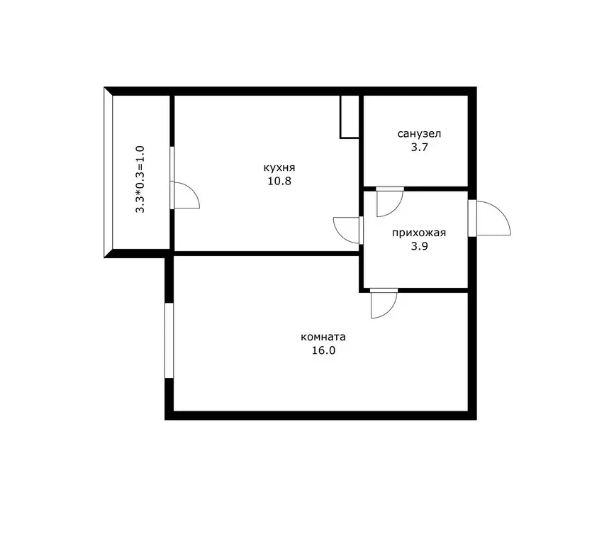 Продаётся 1-к квартира, 35.4 м - Фото 0