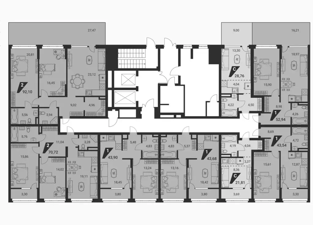 3-к кв. Свердловская область, Екатеринбург ул. 22-го Партсъезда, 10 ... - Фото 2