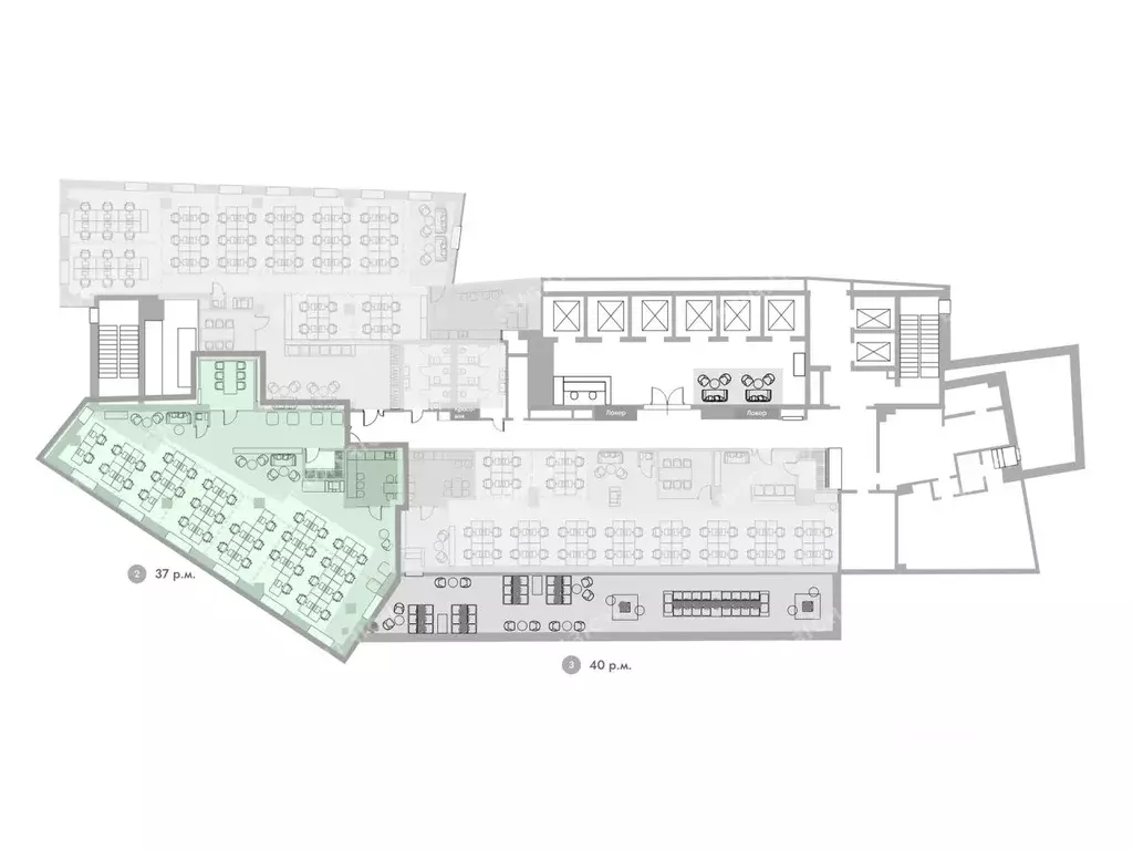 Офис в Москва ул. Сущевский Вал, 18 (230 м) - Фото 2