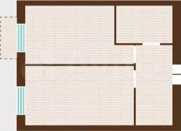 1-к. квартира, 41 м, 2/9 эт. - Фото 1